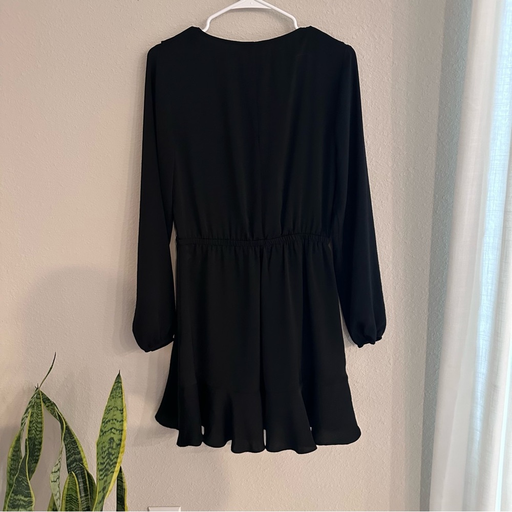 Express mini ruffle long sleeve dress - Picture 6 of 11